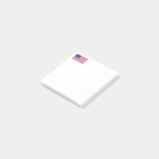 Amerikaanse vlag post-it® notes (Schuin)