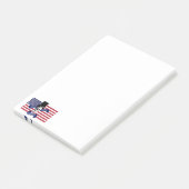 Amerikaanse vlag post-it® notes (Schuin)