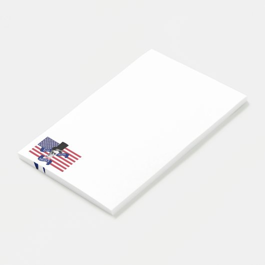 Amerikaanse vlag post-it® notes (Schuin)