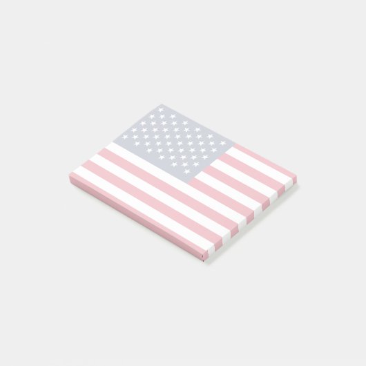 Amerikaanse vlag post-it® notes (Schuin)
