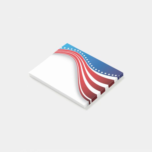 Amerikaanse vlag Post-it notes (Schuin)