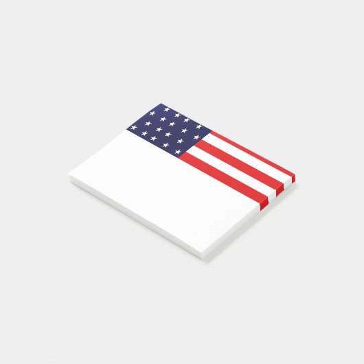 Amerikaanse vlag post-it® notes (Schuin)