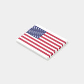 Amerikaanse vlag post-it® notes (Schuin)