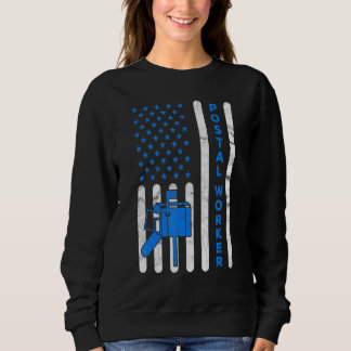 Amerikaanse Vlag Postbode Bezorging Postbode Post Trui