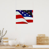 Amerikaanse vlag poster (Keuken)