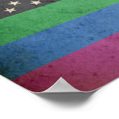 Amerikaanse vlag poster (Hoek)