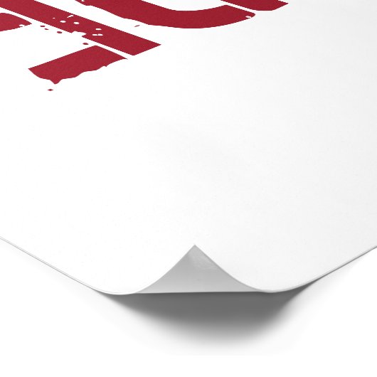 Amerikaanse vlag poster (Hoek)