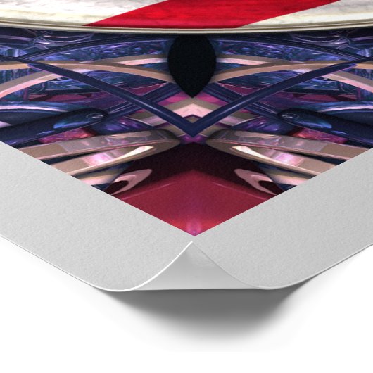 Amerikaanse vlag poster (Hoek)