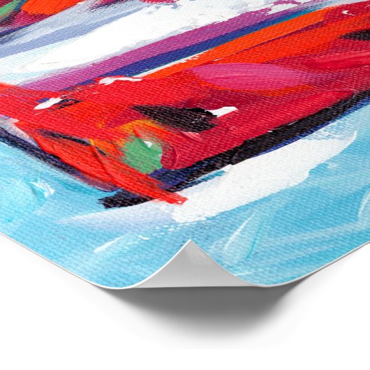 Amerikaanse vlag poster (Hoek)