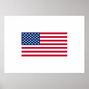Amerikaanse vlag poster