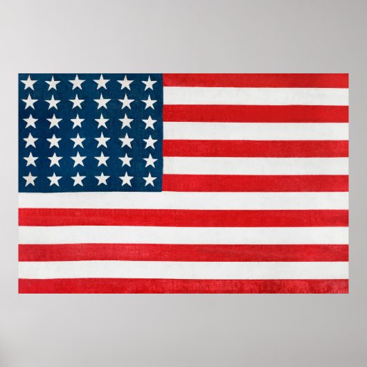 Amerikaanse vlag poster (Voorkant)