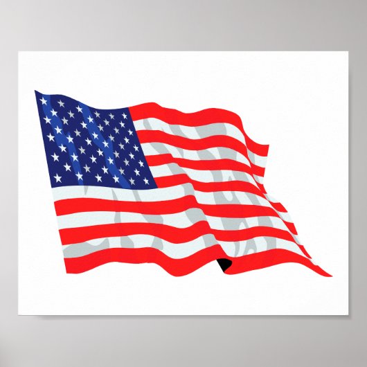 Amerikaanse vlag poster (Voorkant)