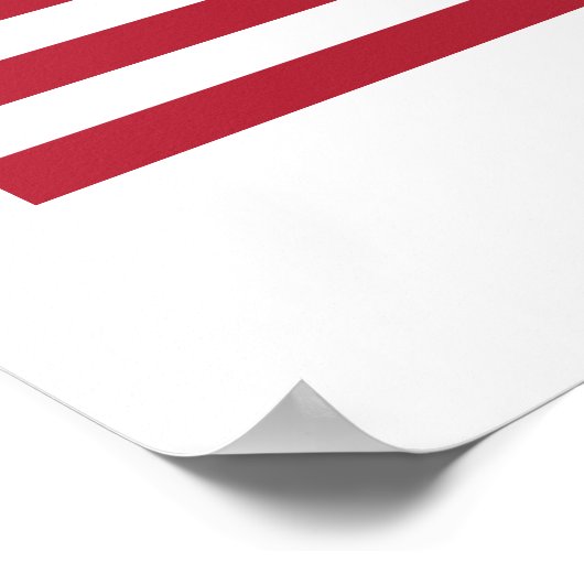 Amerikaanse vlag poster (Hoek)