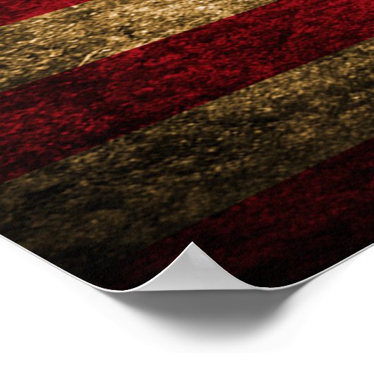  Amerikaanse vlag Poster (Hoek)