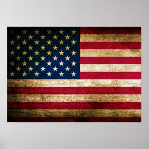  Amerikaanse vlag Poster