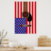 Amerikaanse vlag poster (Keuken)