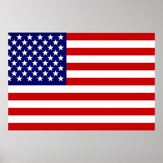 Amerikaanse vlag poster (Voorkant)