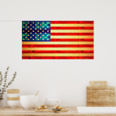 Amerikaanse vlag poster (Keuken)