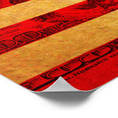 Amerikaanse vlag poster (Hoek)