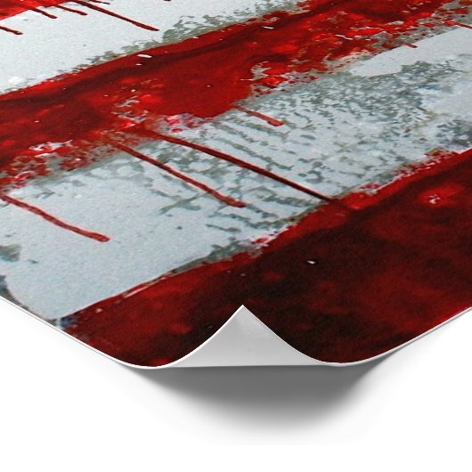 Amerikaanse vlag poster (Hoek)