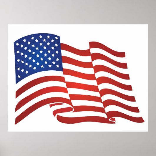 Amerikaanse vlag poster (Voorkant)