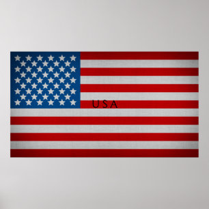 Amerikaanse vlag poster