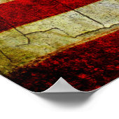 Amerikaanse vlag poster (Hoek)