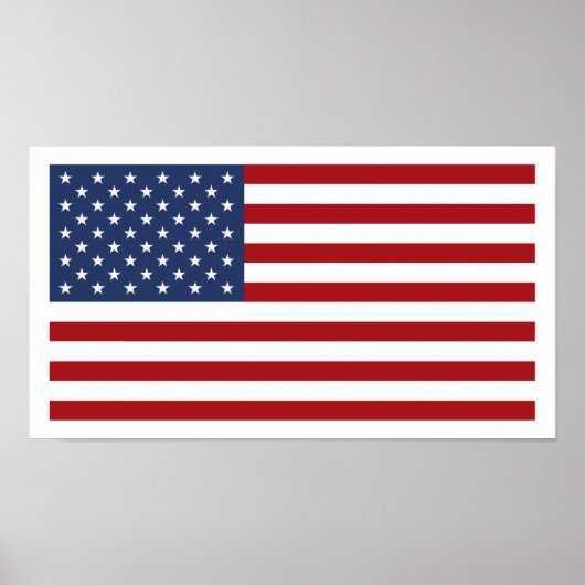 Amerikaanse vlag poster (Voorkant)