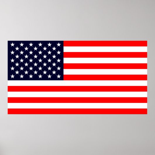 Amerikaanse vlag poster (Voorkant)