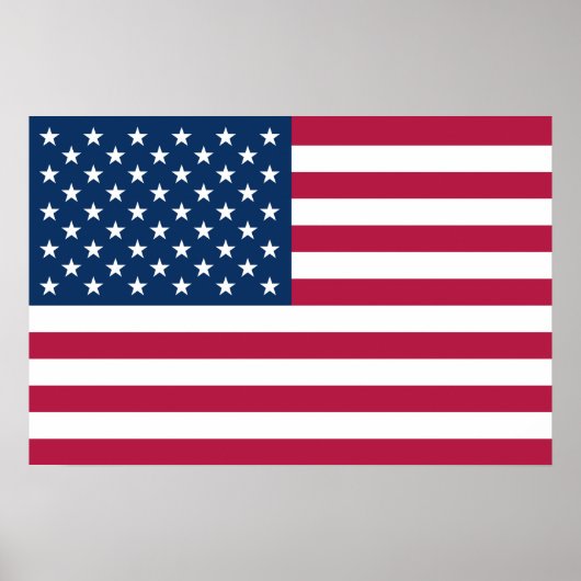Amerikaanse vlag poster (Voorkant)