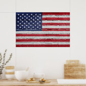 Amerikaanse vlag poster (Keuken)
