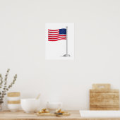 Amerikaanse vlag poster (Keuken)