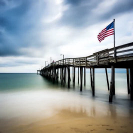 Amerikaanse vlag poster