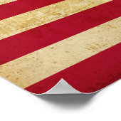 Amerikaanse vlag Poster (Hoek)