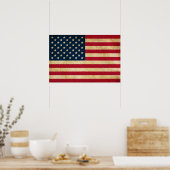 Amerikaanse vlag Poster (Keuken)