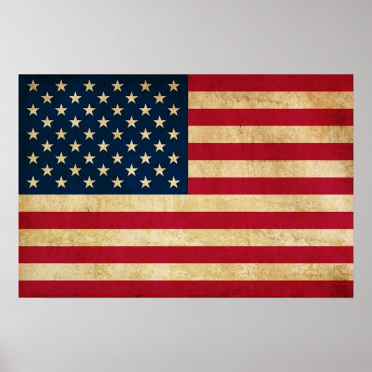 Amerikaanse vlag Poster (Voorkant)