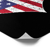 Amerikaanse vlag poster (Hoek)
