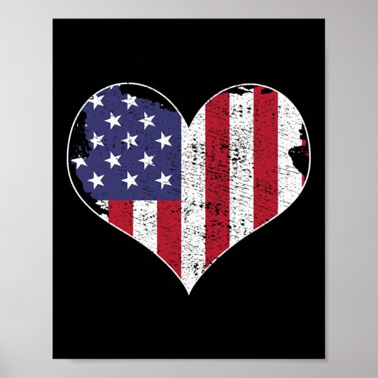 Amerikaanse vlag poster (Voorkant)