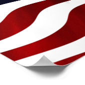 Amerikaanse vlag poster (Hoek)