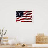 Amerikaanse vlag poster (Keuken)