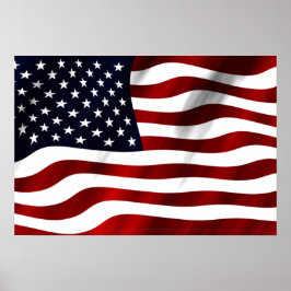 Amerikaanse vlag poster