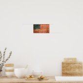 -Amerikaanse vlag Poster (Keuken)