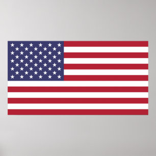 Amerikaanse vlag poster