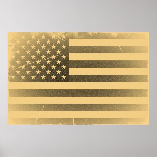  Amerikaanse vlag Poster (Voorkant)