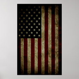 Amerikaanse vlag poster