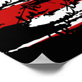  Amerikaanse vlag Poster (Hoek)