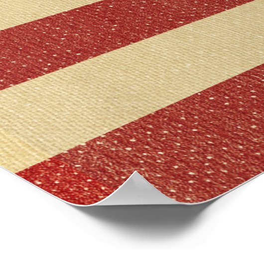  Amerikaanse vlag Poster (Hoek)