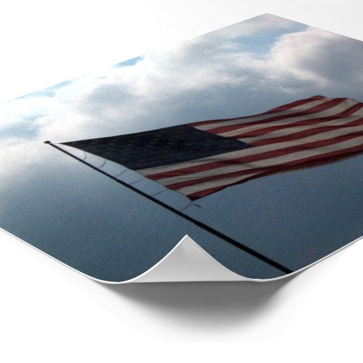 Amerikaanse vlag poster (Hoek)