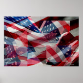 Amerikaanse vlag poster (Voorkant)