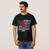 Amerikaanse vlag Prairie Dog Hunting Prairie Dog S T-shirt (Voorkant volledig)